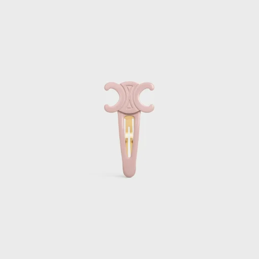 Celine Large Snap Hair Clip in Acetate and Steel