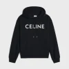 CELINE LOOSE HOODIE IN COTTON FLEECE