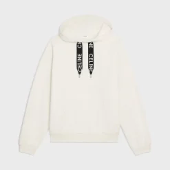 celine loose hoodie IN COTTON FLEECE