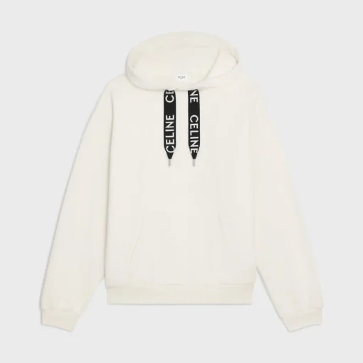 celine loose hoodie IN COTTON FLEECE
