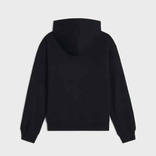 CELINE LOOSE HOODIE IN COTTON FLEECE