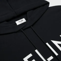 CELINE LOOSE HOODIE IN COTTON FLEECE