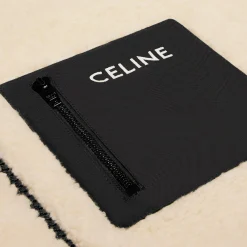 celine loose jacket in jersey fleece