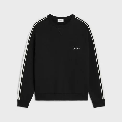 celine loose sweatshirt in cotton fleece