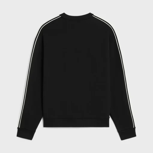 celine loose sweatshirt in cotton fleece