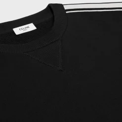 celine loose sweatshirt in cotton fleece