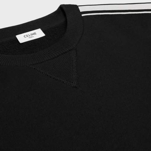 celine loose sweatshirt in cotton fleece