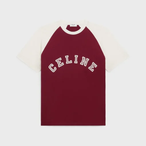 celine loose t-shirt in cotton jersey
