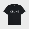 CELINE LOOSE T-SHIRT IN COTTON JERSEY