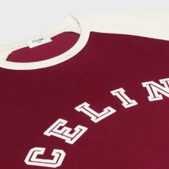 celine loose t-shirt in cotton jersey