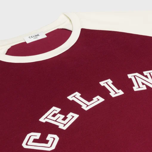 celine loose t-shirt in cotton jersey