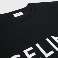 CELINE LOOSE T-SHIRT IN COTTON JERSEY