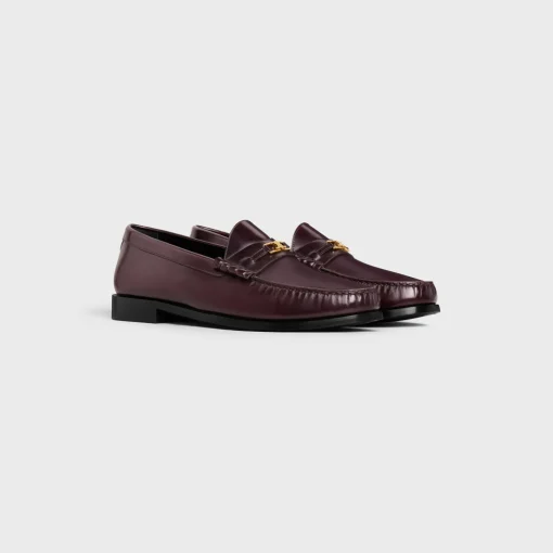 CELINE LUCO Triomphe Loafer in POLISHED BULL