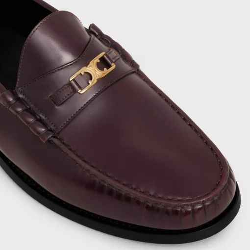 CELINE LUCO Triomphe Loafer in POLISHED BULL
