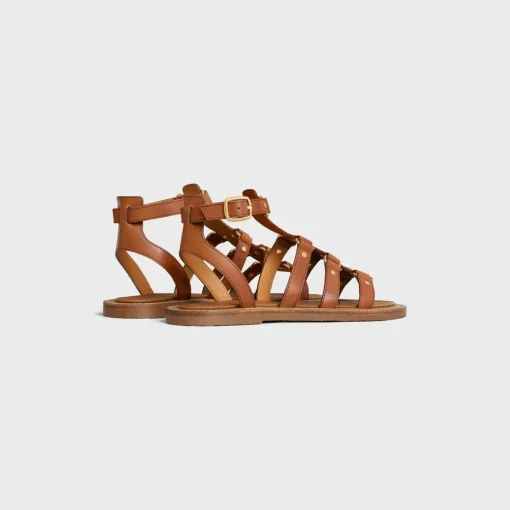 CELINE LYMPIA GLADIATOR SANDAL in CALFSKIN