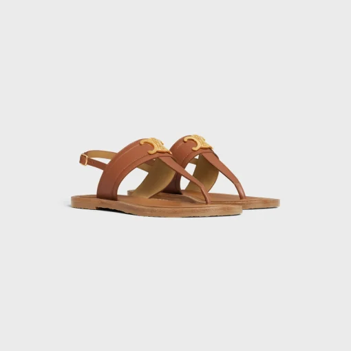 CELINE LYMPIA TRIOMPHE THONG in CALFSKIN