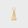 CELINE MEDALS CHARM in Brass