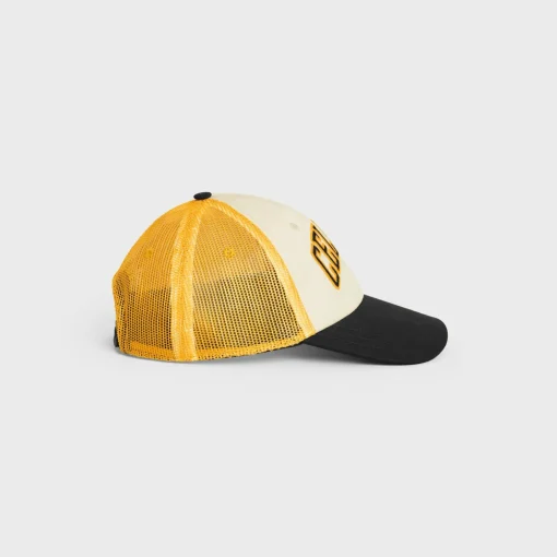 celine mesh baseball cap in cotton
