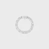Celine Mesh Bracelet in Sterling Silver with Rhodium finish