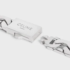 Celine Mesh Bracelet in Sterling Silver with Rhodium finish