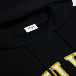 celine oversized hoodie in cotton fleece