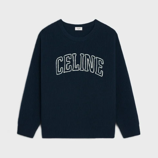 celine oversized sweater in ribbed wool