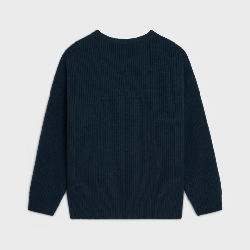 celine oversized sweater in ribbed wool