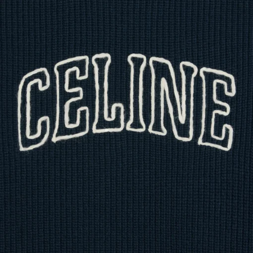 celine oversized sweater in ribbed wool