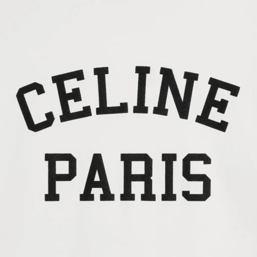 CELINE PARIS loose t-shirt in cotton jersey