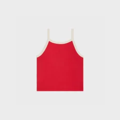 celine paris tank top in cotton jersey