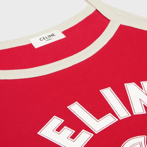 celine paris tank top in cotton jersey