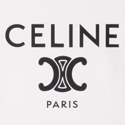 celine paris t-shirt in cotton jersey