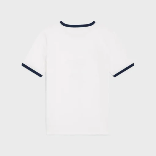 celine paris t-shirt in cotton jersey