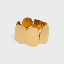 Celine Petale Bracelet in Brass with Gold Finish