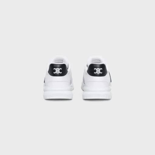 CELINE RUNNER CR-02 LOW LACE-UP SNEAKER in CALFSKIN