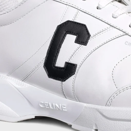 CELINE RUNNER CR-02 LOW LACE-UP SNEAKER in CALFSKIN