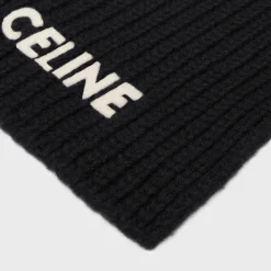 celine scarf in ribbed wool