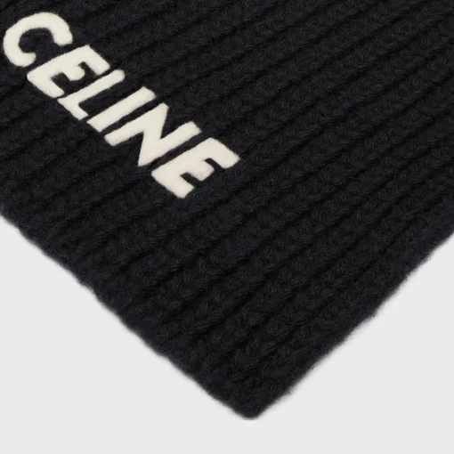 celine scarf in ribbed wool