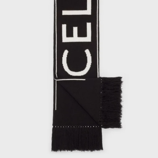CELINE SCARF IN WOOL AND CASHMERE