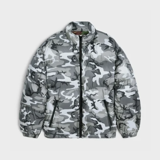 CELINE SHORT DOWN JACKET IN NYLON
