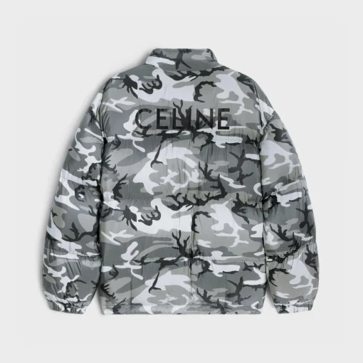 CELINE SHORT DOWN JACKET IN NYLON