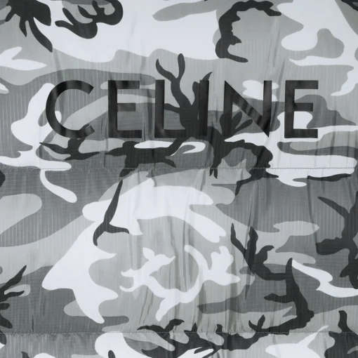 CELINE SHORT DOWN JACKET IN NYLON