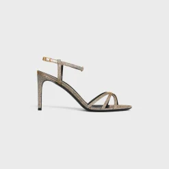CELINE SOIR SANDAL in IRIDESCENT FABRIC