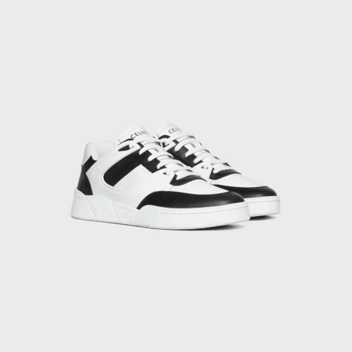 CELINE TRAINER CT-07 LOW LACE-UP SNEAKER in CALFSKIN