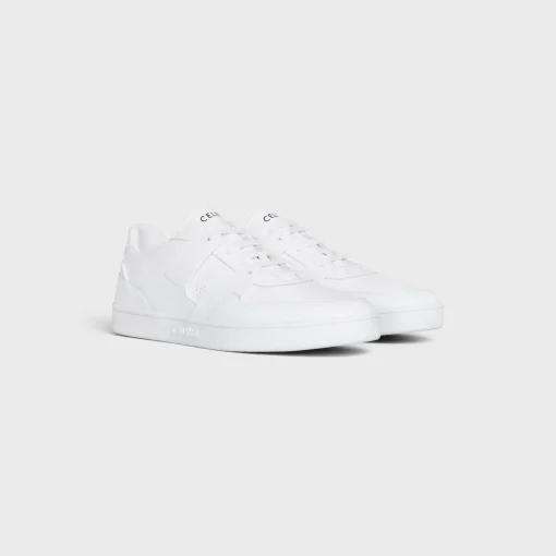 CELINE TRAINER CT-04 LOW LACE-UP SNEAKER in CALFSKIN