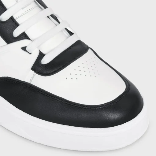 CELINE TRAINER CT-07 LOW LACE-UP SNEAKER in CALFSKIN