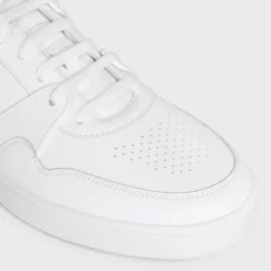 CELINE TRAINER CT-04 LOW LACE-UP SNEAKER in CALFSKIN