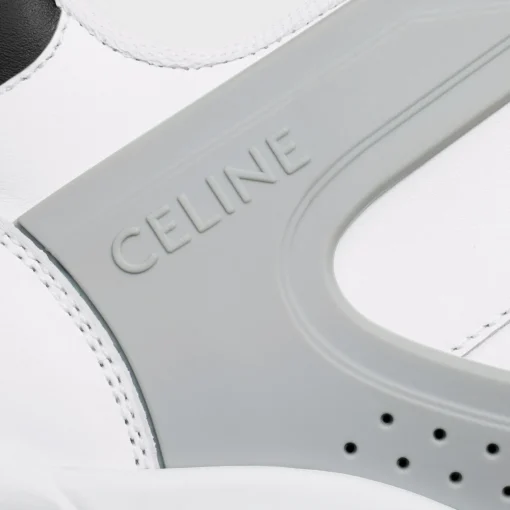 CELINE TRAINER CT-07 LOW LACE-UP SNEAKER in CALFSKIN