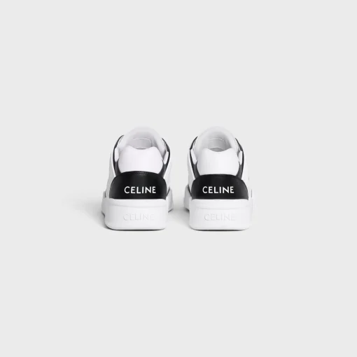CELINE TRAINER CT-07 LOW LACE-UP SNEAKER in CALFSKIN