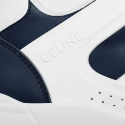 CELINE TRAINER CT-07 LOW LACE-UP SNEAKER in CALFSKIN